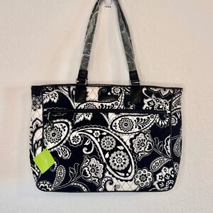 Vera Bradley Midnight Paisley Work Tote, NWT